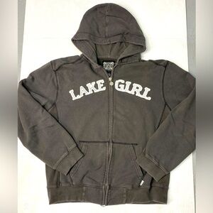 Lake Girl Women's Gray Hoodie